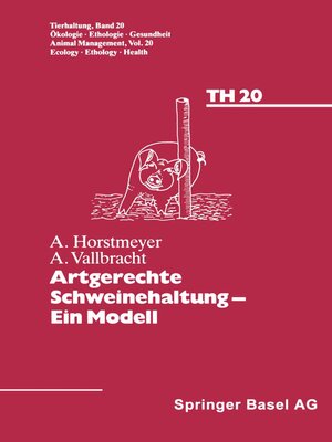 cover image of Artgerechte Schweinehaltung — Eine Modell